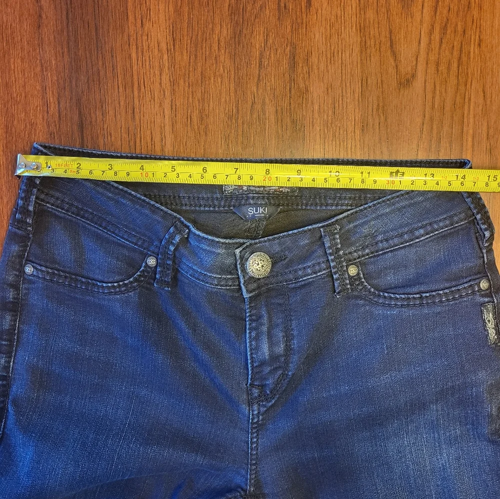 Silver Suki High Super Skinny Dark Wash Hi-Rise Denim Jeans Women's 29/31